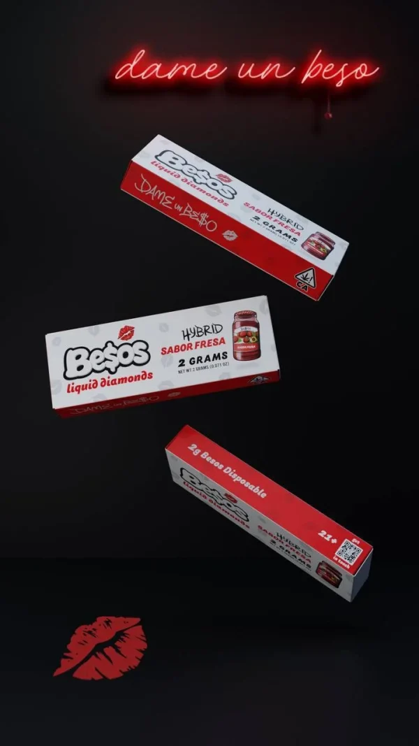 Besos Sabor Fresa